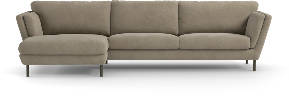 Madison Lux - 3-sits soffa med schäslong vänster - Beige