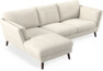 Madison Lux - 2-sits soffa med schäslong vänster - Vit