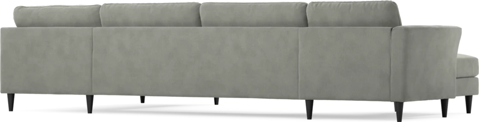 Bridge - 3-sits soffa med schäslong vänster och divan höger - Grå