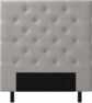 Delux Pikerad - Sänggavel, 90-210 cm - Grå