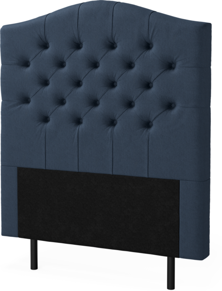 New York välvd - Sänggavel, 90-210 cm - Blå