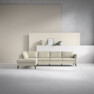 County - 3-sits soffa med divan vänster - Beige