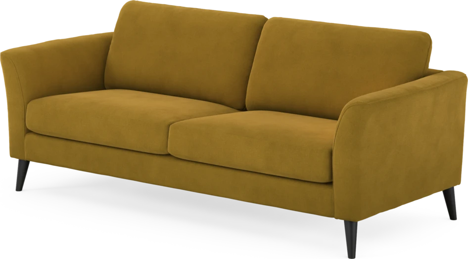 Bridge - 3-sits soffa - Gul