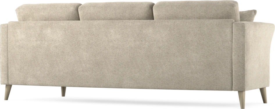 Eden - 3-sits soffa svängd - Beige