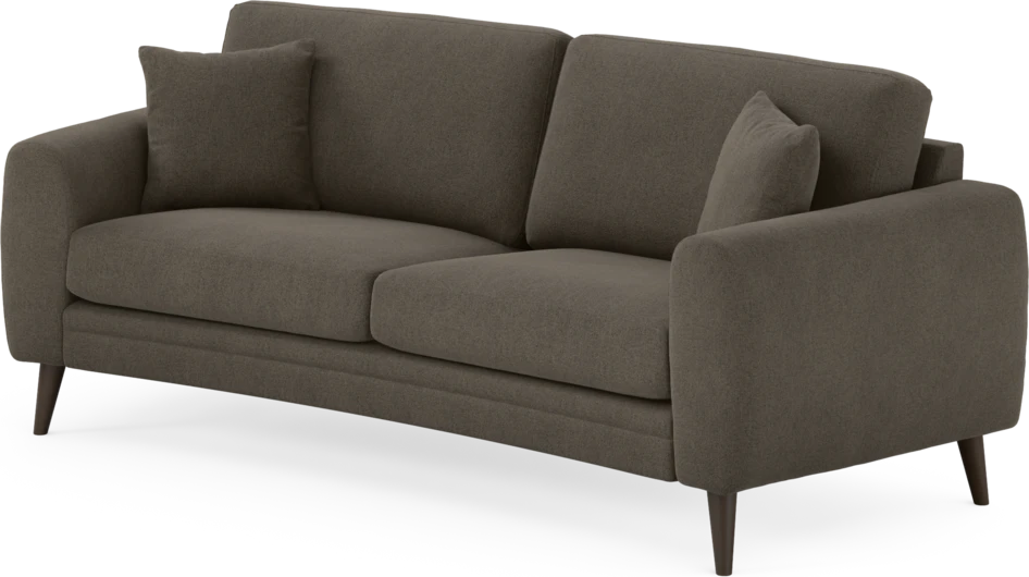 Eden - 2,5-sits soffa svängd - Brun