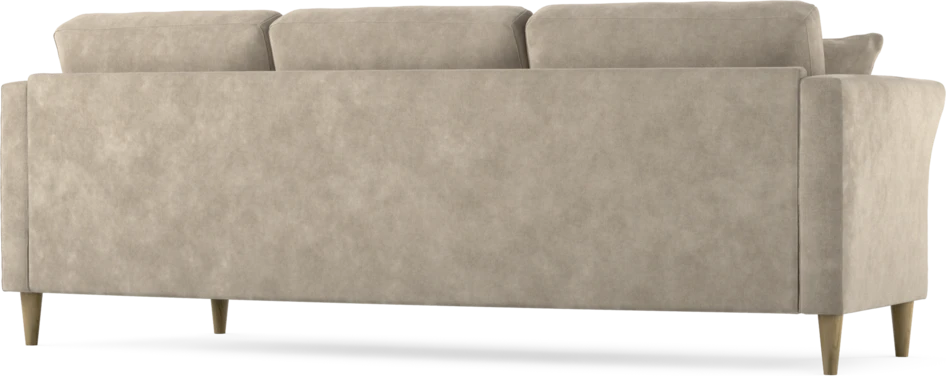 Eden - 3-sits soffa svängd - Beige