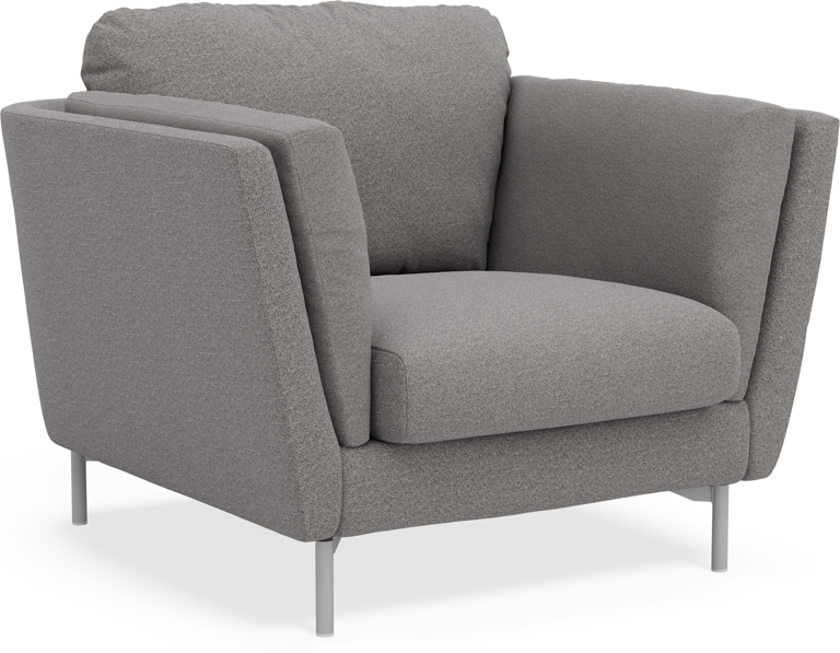 Madison Lux - Fåtölj, 70 cm - Grå