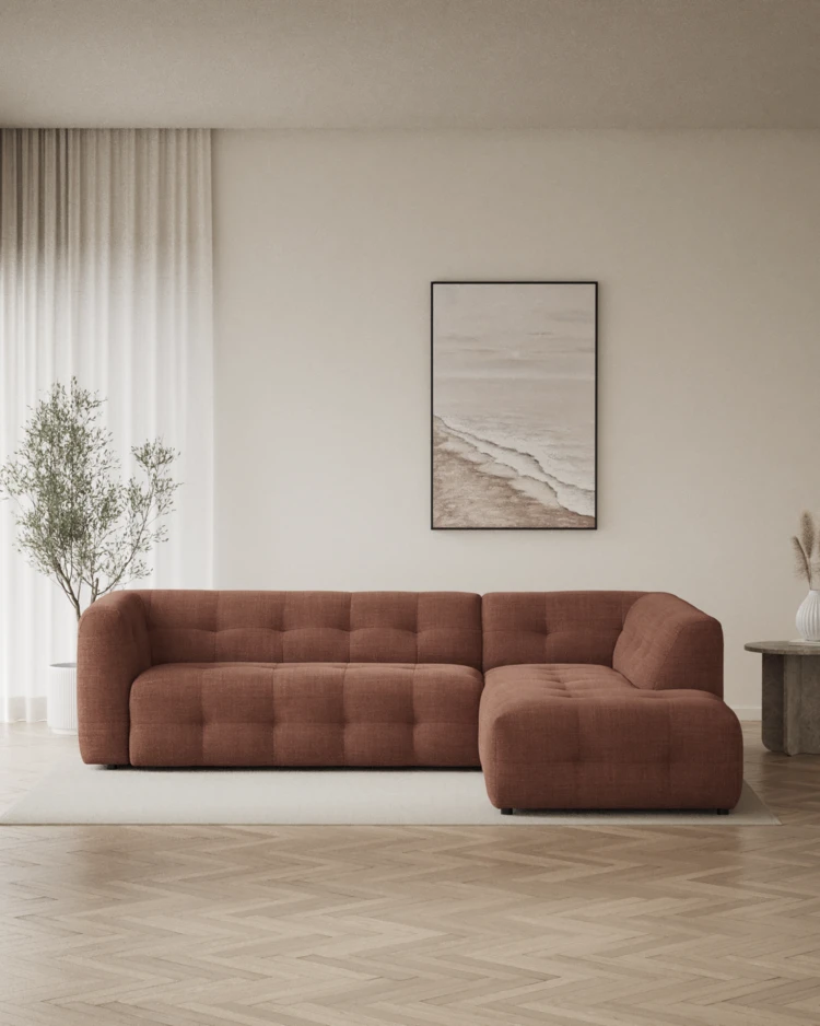 Bella - 3-sits soffa med divan höger - inspiration
