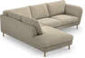 Madison Lux - 2-sits soffa med divan vänster - Beige