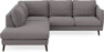 Madison - 2-sits soffa med divan vänster - Grå