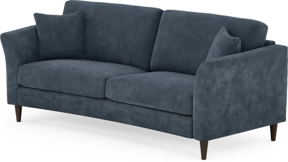Eden - 2,5-sits soffa svängd - Blå