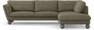 Madison Lux - 3-sits soffa med divan höger - Brun