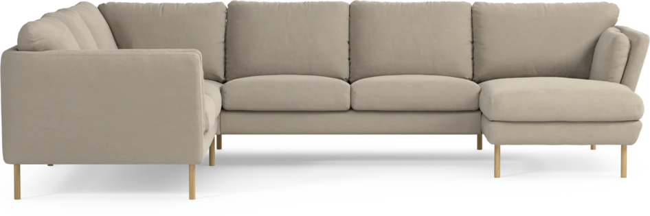 Madison Lux - Hörnsoffa med schäslong höger - Beige