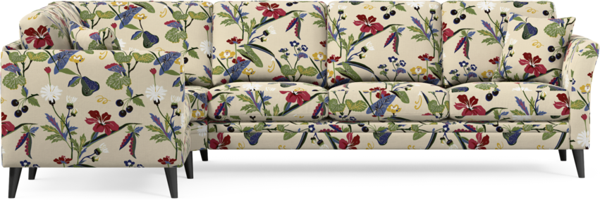 Eden - Hörnsoffa, 1+3-sits - Flerfärgad