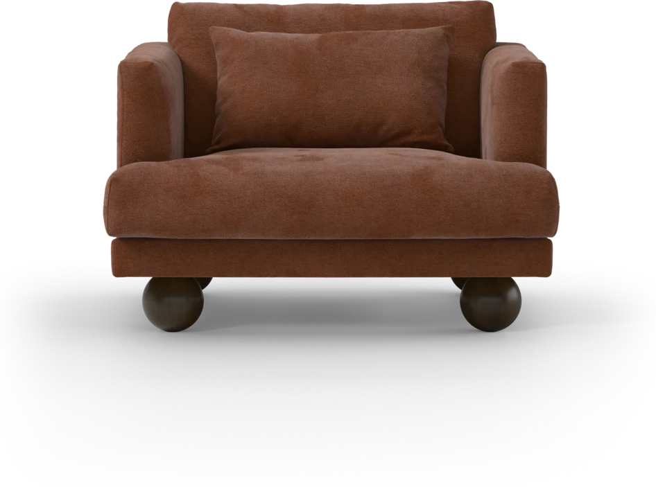 Harper - Fåtölj, 80 cm - Orange