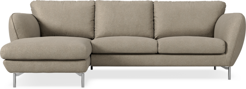 Madison Lux - 2-sits soffa med schäslong vänster - Beige