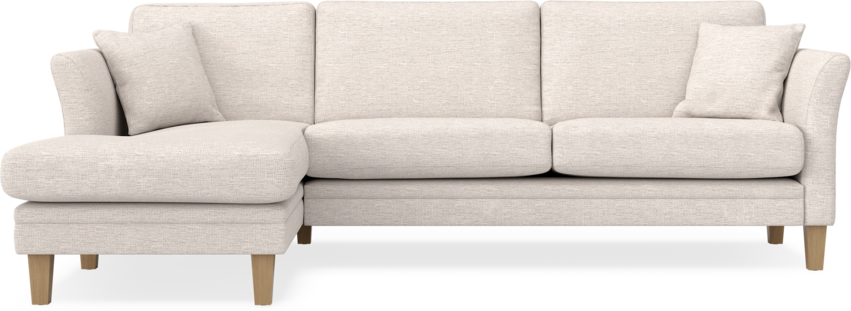 Eden - 2,5-sits soffa med schäslong - Beige