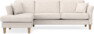 Eden - 2,5-sits soffa med schäslong - Beige