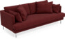 Harper - 3-sits soffa, hel dyna - Rosa