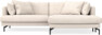 Harper - 4-sits med schäslong XL höger - Beige