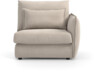 Pieces - 1-sits med armstöd höger - Beige