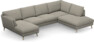 Madison Lux - 2-sits soffa med schäslong vänster och divan höger - Grå