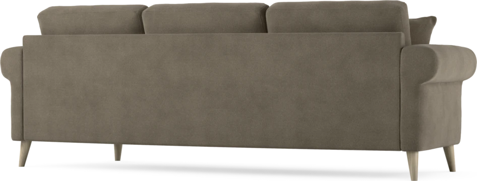 Eden - 3-sits soffa svängd - Beige