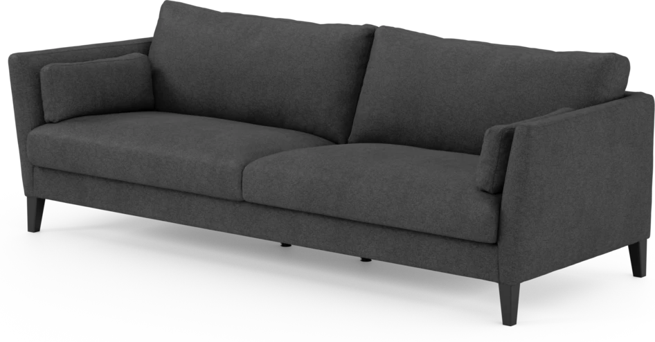 Winston - 4-sits soffa - Svart