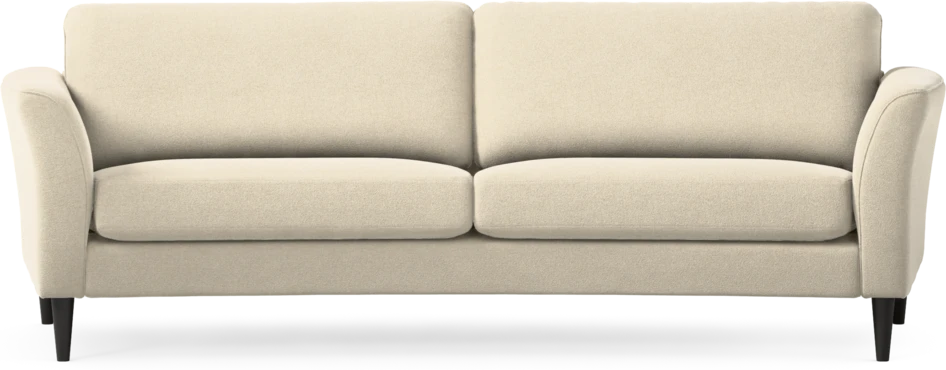 Bridge - 3-sits soffa svängd - Beige