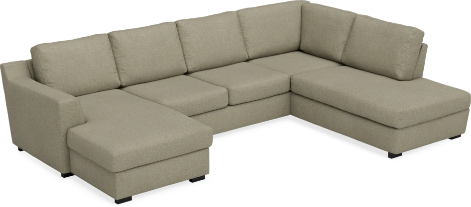 Friday - 3-sits soffa med schäslong vänster och divan höger - Beige