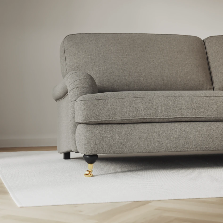 Oxford - 3-sits soffa svängd - Grå