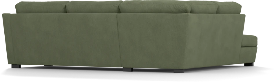 Friday - 2,5-sits soffa med divan vänster - Grön