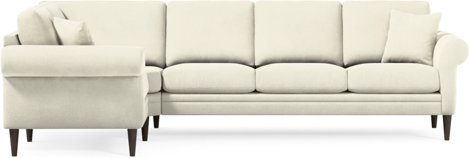 Eden - Hörnsoffa, 1+3-sits - Vit
