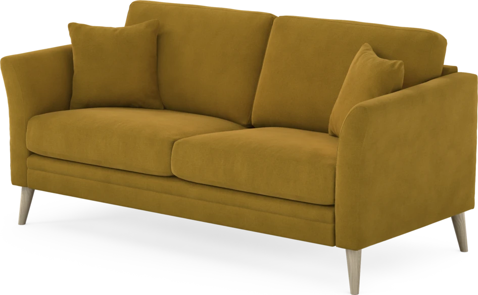 Eden - 2,5-sits soffa - Gul