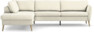 County - 2,5-sits soffa med divan vänster - Vit