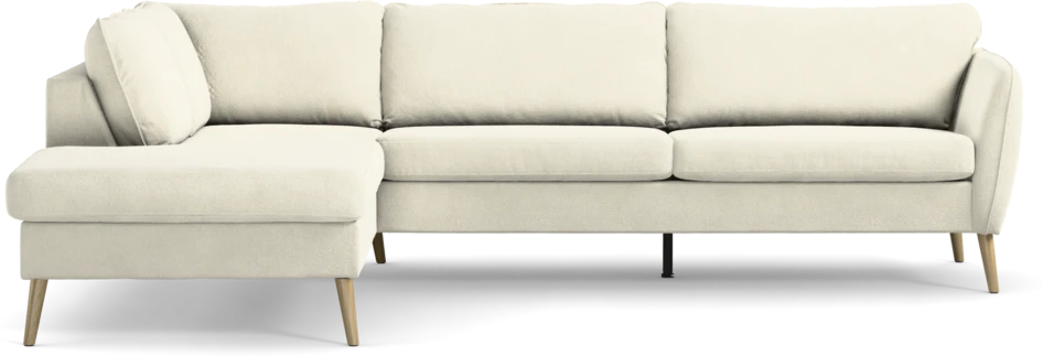County - 2,5-sits soffa med divan vänster - Vit