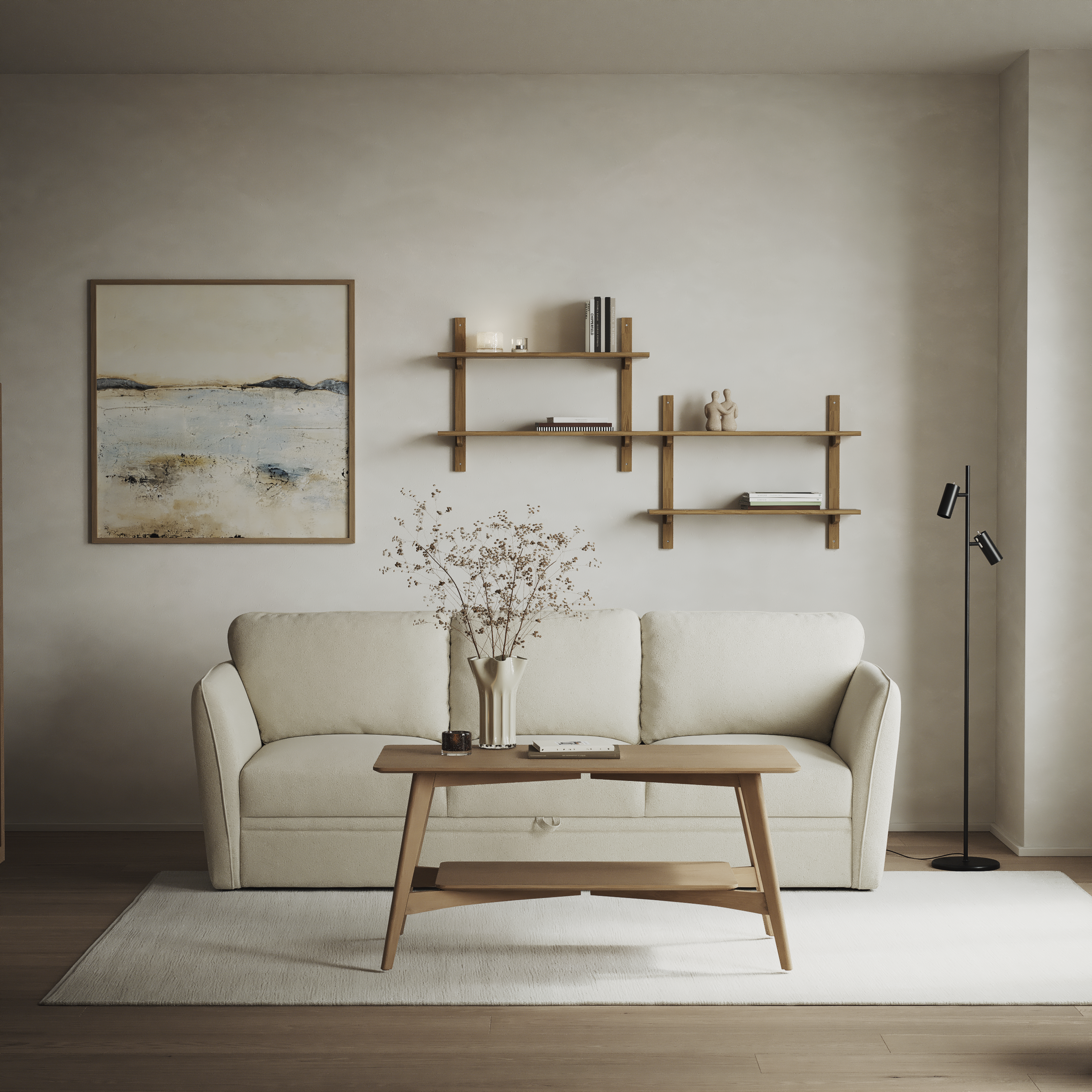 Öland - Bäddsoffa 3-sits, längsbäddad - inspiration