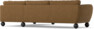 Madison Lux - 3-sits soffa med divan höger - Brun