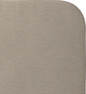 Delux Rundad - Sänggavel, 90-210 cm - Beige