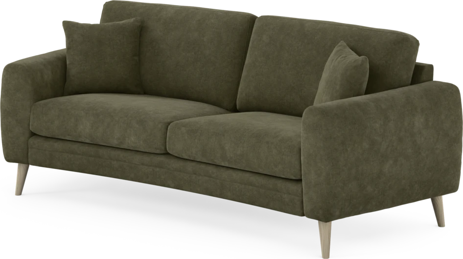 Eden - 2,5-sits soffa svängd - Grön