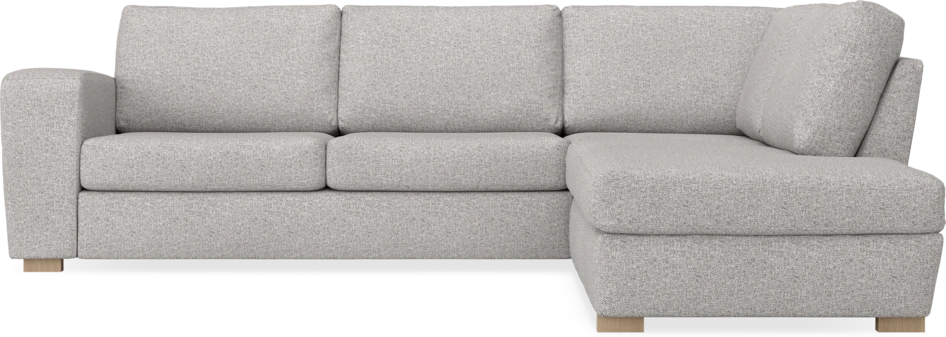 Friday - 2,5-sits soffa med divan höger - Vit
