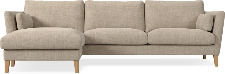 Winston - 3-sits soffa med schäslong, vändbar - Beige