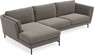 Madison - 3-sits soffa med schäslong vänster - Grå