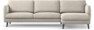 Madison Lux - 3-sits soffa med schäslong höger - Beige