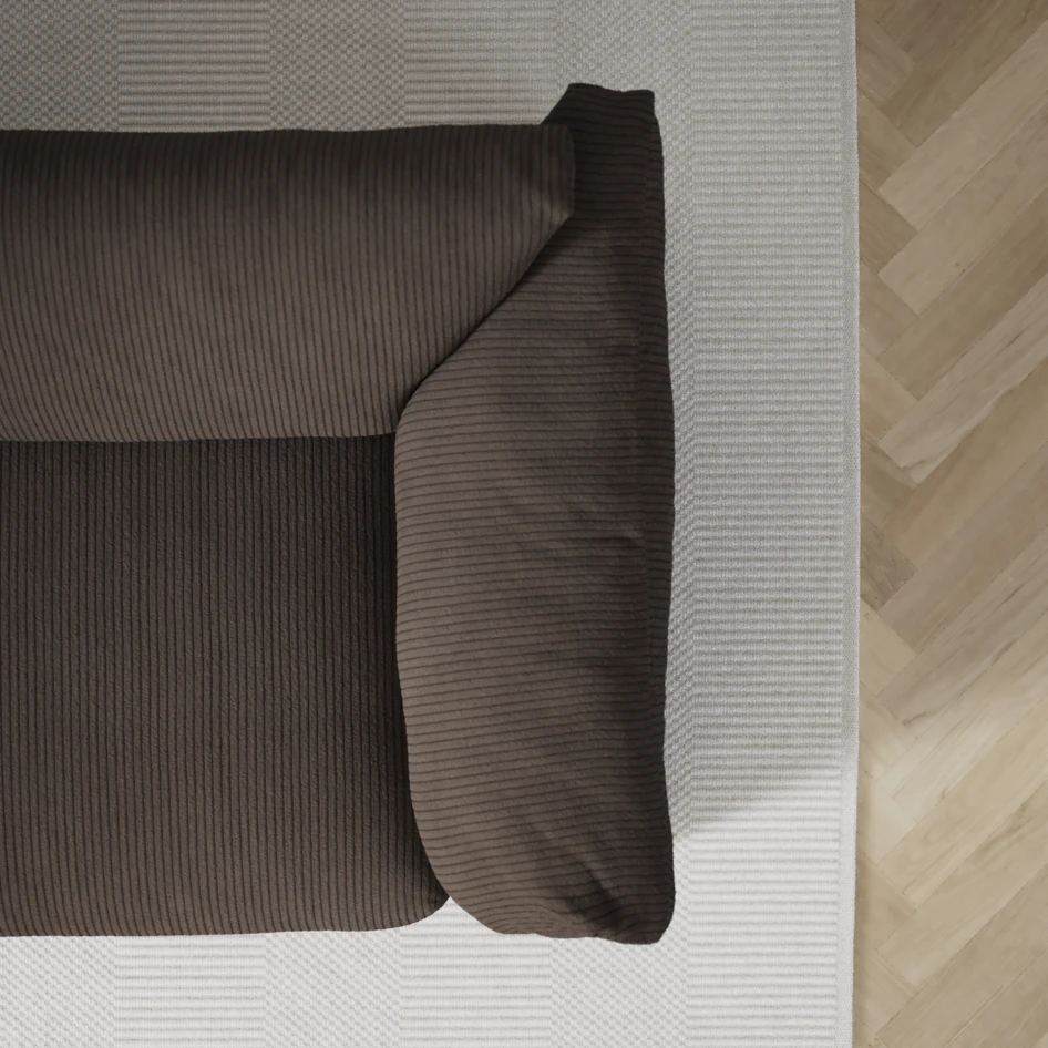 Cherrie - 2,5-sits soffa med kappa - Brun