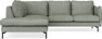 Madison - 2-sits soffa med divan vänster - Turkos