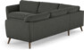Bridge - Hörnsoffa, 3+3-sits - Grå