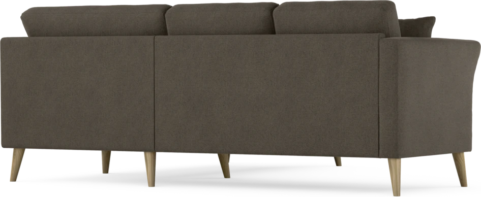 Eden - Hörnsoffa, 2+2-sits - Brun
