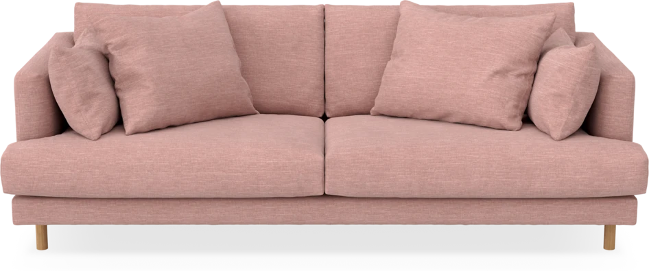 Harper - 3-sits soffa - Rosa