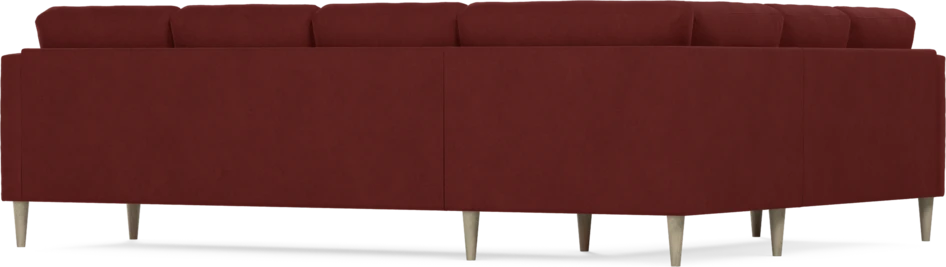 Eden - Hörnsoffa, 2+3-sits - Röd